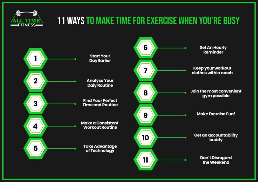 how to make time to workout